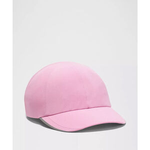 Lululemon Fast and Free Ponytail Hat Pink Frosting Sweat Wicking O/S NWT 38$
